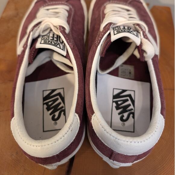 Vans Style 73 DX Anaheim Factory Burgundy Suede Classic Retro - Size 5.5M7W - Picture 6 of 10